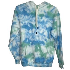 Feat x Savannah Chrisley Blanketblend Hoodie - Size XS - Blue/White/Green